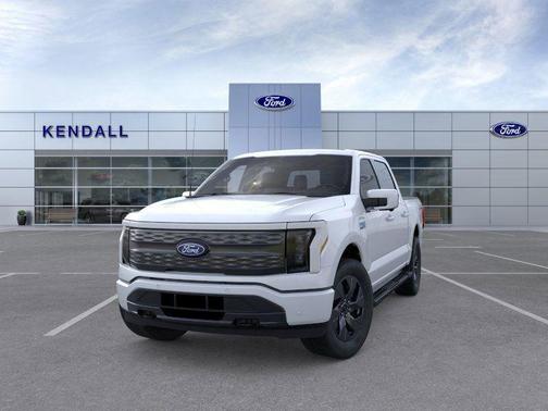 Space White Metallic 2025 Ford F-150 Lightning LARIAT