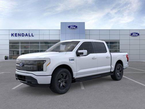 Space White Metallic 2025 Ford F-150 Lightning LARIAT
