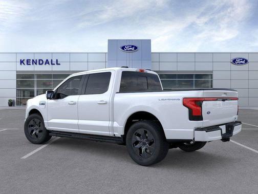Space White Metallic 2025 Ford F-150 Lightning LARIAT
