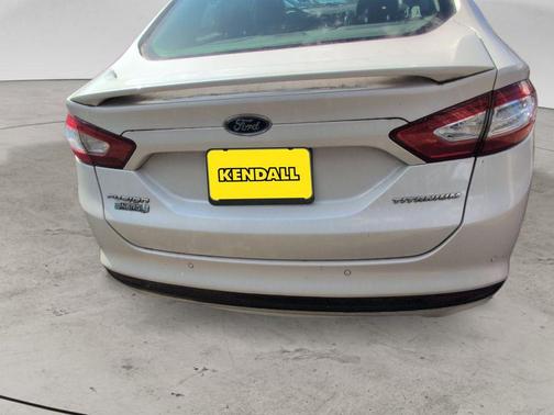 White Platinum Metallic Tri-Coat 2015 Ford Fusion Energi Titanium