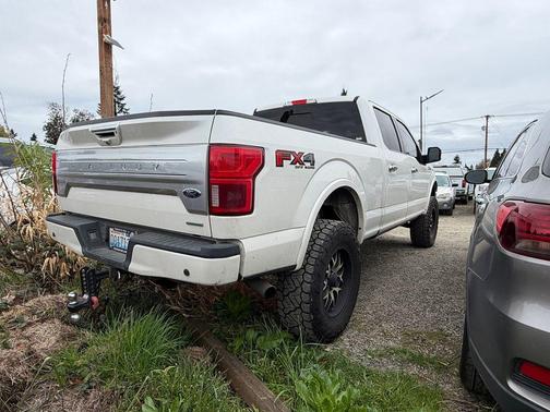 White Platinum 2019 Ford F-150 Platinum