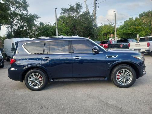Hermosa Blue 2019 INFINITI QX80 Luxe