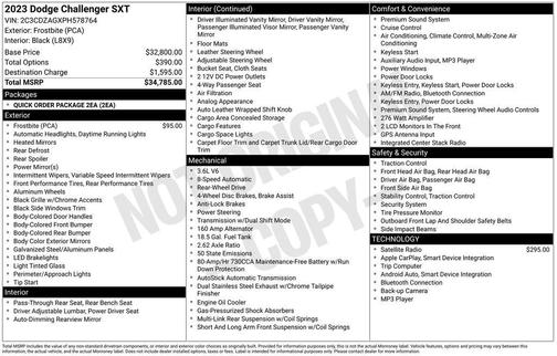 2023 Dodge Challenger SXT