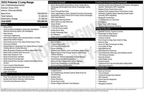 2022 Polestar 2 Long Range Dual Motor