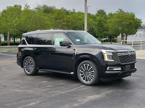 Super Black 2026 Nissan Armada Platinum Reserve