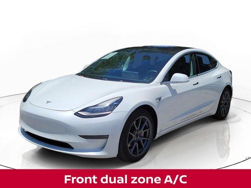 White 2018 Tesla Model 3 Long Range