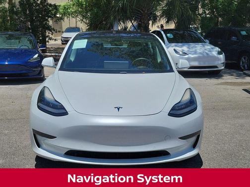 White 2018 Tesla Model 3 Long Range