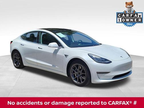 White 2018 Tesla Model 3 Long Range