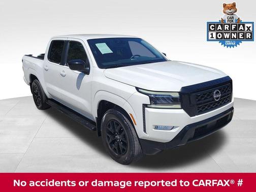 Glacier White 2023 Nissan Frontier SV