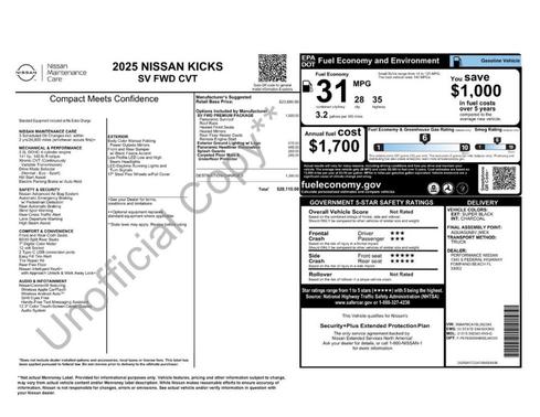 2025 Nissan Kicks SV