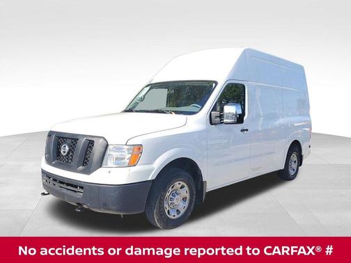 Glacier White 2021 Nissan NV Cargo NV2500 HD SV V6/SV V8