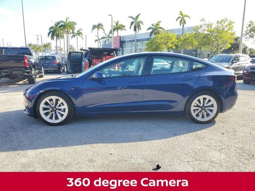 Blue 2022 Tesla Model 3 Base