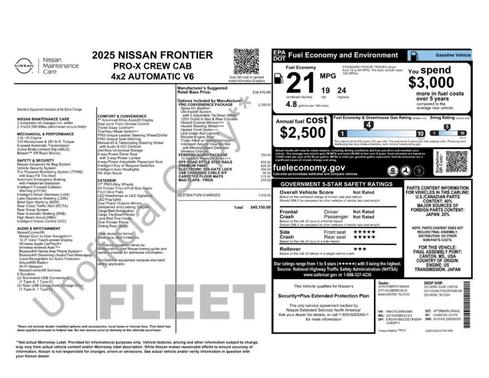 2025 Nissan Frontier PRO-X