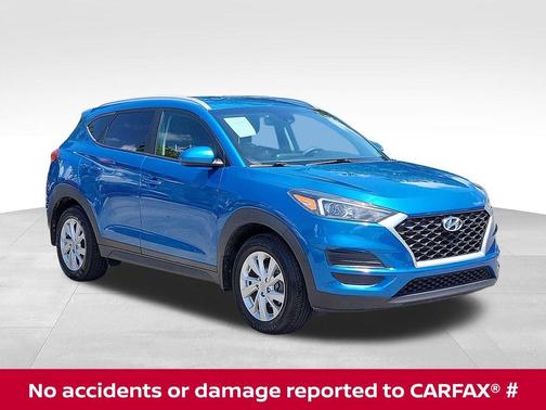 Aqua Blue 2020 Hyundai TUCSON Value