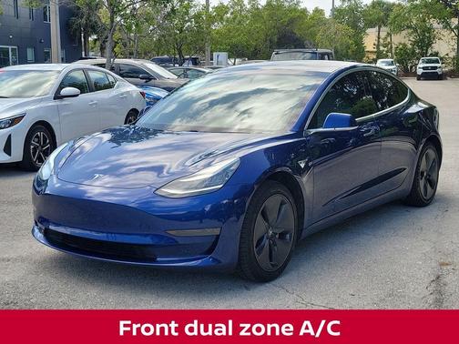 Blue 2020 Tesla Model 3 Standard Range Plus