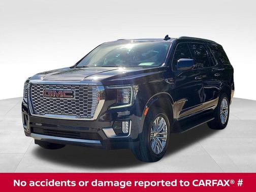 Midnight Blue Metallic 2021 GMC Yukon SLT
