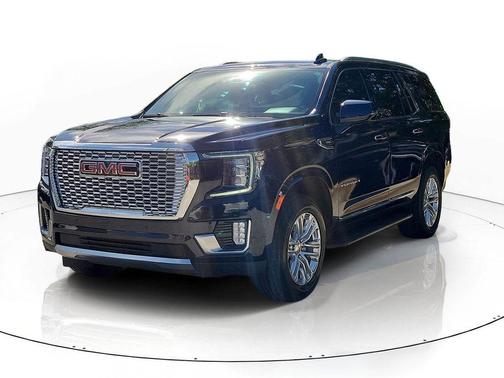 Midnight Blue Metallic 2021 GMC Yukon SLT