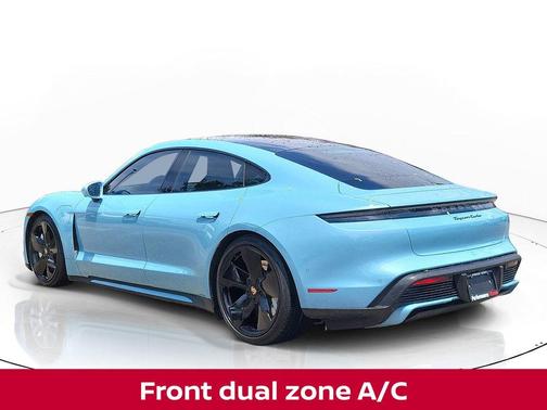 Blue 2020 Porsche Taycan Turbo