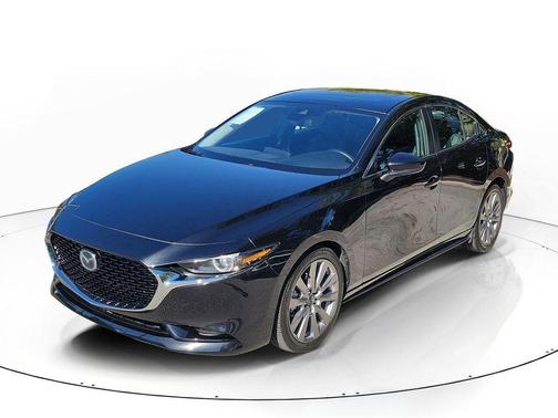 Jet Black Mica 2022 Mazda Mazda3 FWD w/Preferred Package