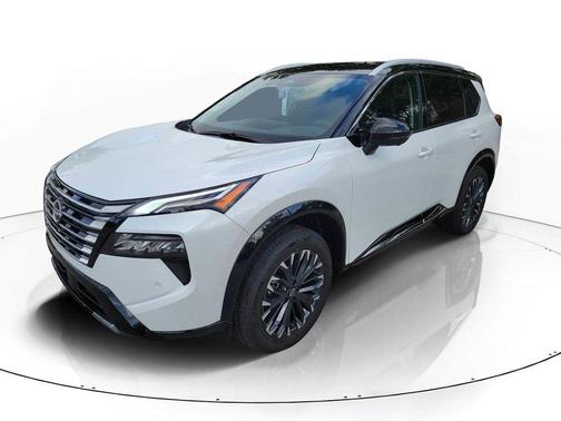 White / Black 2026 Nissan Rogue Platinum