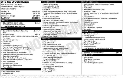 2019 Jeep Wrangler Rubicon