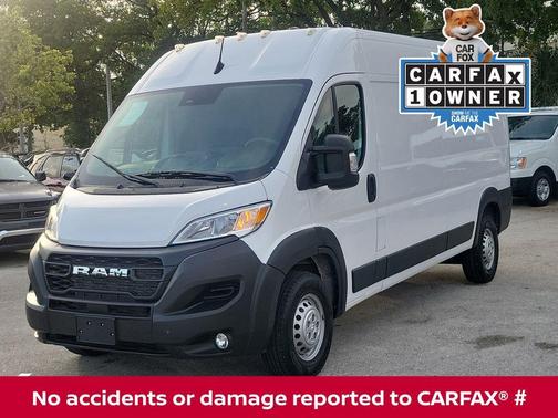 Bright White Clearcoat 2025 RAM ProMaster 3500 High Roof