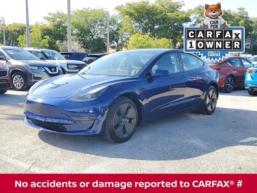 Blue 2023 Tesla Model 3 Base
