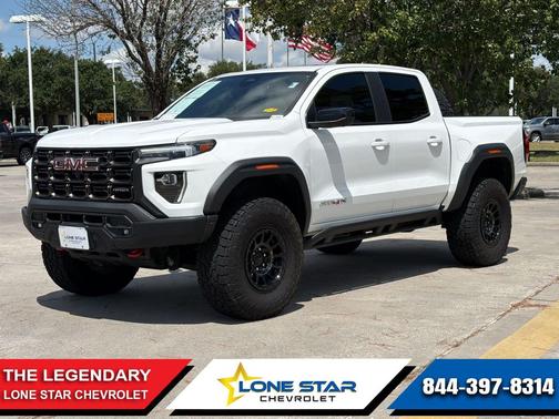 Summit White 2024 GMC Canyon AT4X