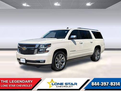 White Diamond Tricoat 2015 Chevrolet Suburban 1500 LTZ