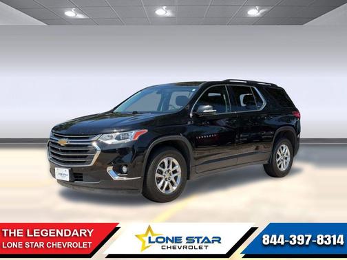Mosaic Black Metallic 2020 Chevrolet Traverse LT Cloth