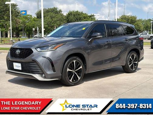Magnetic Gray Metallic 2021 Toyota Highlander XSE