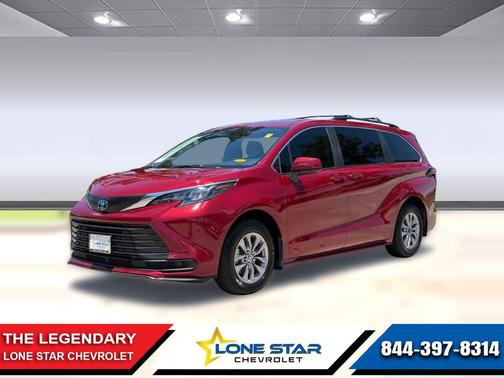 Ruby Flare Pearl 2025 Toyota Sienna LE