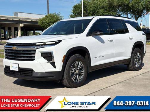 Summit White 2026 Chevrolet Traverse LT