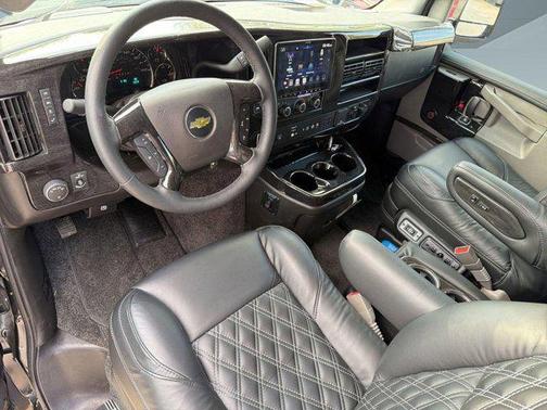 Black 2026 Chevrolet Express 2500 2500 Extended Wheelbase, WT, RWD
