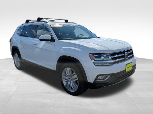 Pure White 2019 Volkswagen Atlas 3.6L SEL Premium