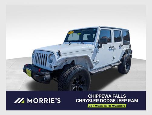 Bright White Clearcoat 2017 Jeep Wrangler Unlimited Sahara