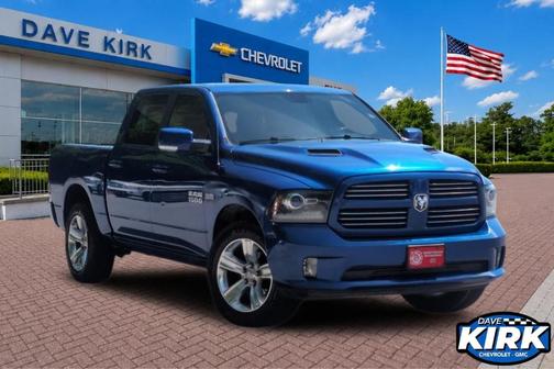 Blue 2017 RAM 1500 Sport