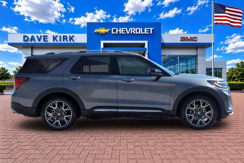 Gray Metallic 2025 Ford Explorer Platinum