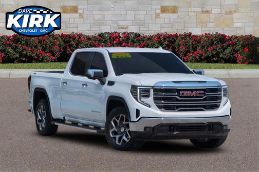 Summit White 2023 GMC Sierra 1500 SLT