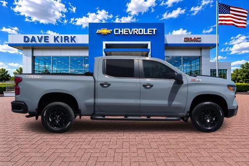Slate Gray Metallic 2024 Chevrolet Silverado 1500 Custom Trail Boss