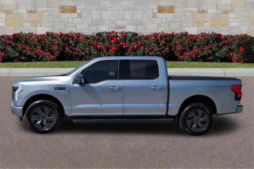 Silver Metallic 2025 Ford F-150 Lightning Flash