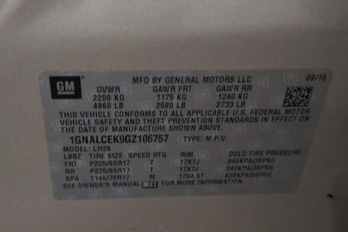 2016 Chevrolet Equinox LT