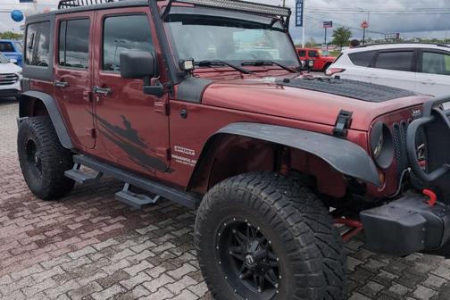Deep Cherry Red Crystal Pearlcoat 2012 Jeep Wrangler Unlimited Sport