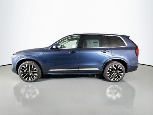 Denim Blue Metallic 2026 Volvo XC90 Plug-In Hybrid Ultra, T8 AWD, Electric/Gasoline, Bright, 7 Seats