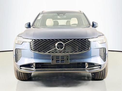 Denim Blue Metallic 2026 Volvo XC90 Plug-In Hybrid Plus, T8 AWD, Electric/Gasoline, Bright, 7 Seats