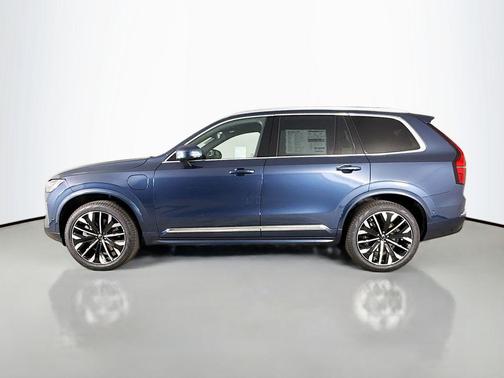 Denim Blue Metallic 2026 Volvo XC90 Plug-In Hybrid Plus, T8 AWD, Electric/Gasoline, Bright, 7 Seats