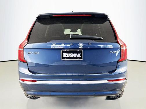 Denim Blue Metallic 2026 Volvo XC90 Plug-In Hybrid Plus, T8 AWD, Electric/Gasoline, Bright, 7 Seats