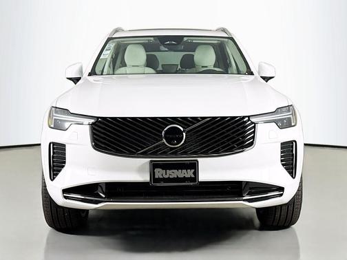 Crystal White Pearl 2026 Volvo XC90 Plug-In Hybrid Ultra, T8 AWD, Electric/Gasoline, Bright, 7 Seats