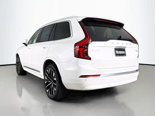 Crystal White Pearl 2026 Volvo XC90 Plug-In Hybrid Ultra, T8 AWD, Electric/Gasoline, Bright, 7 Seats