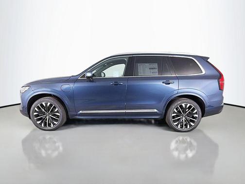 Denim Blue Metallic 2026 Volvo XC90 Plug-In Hybrid Plus, T8 AWD, Electric/Gasoline, Bright, 7 Seats